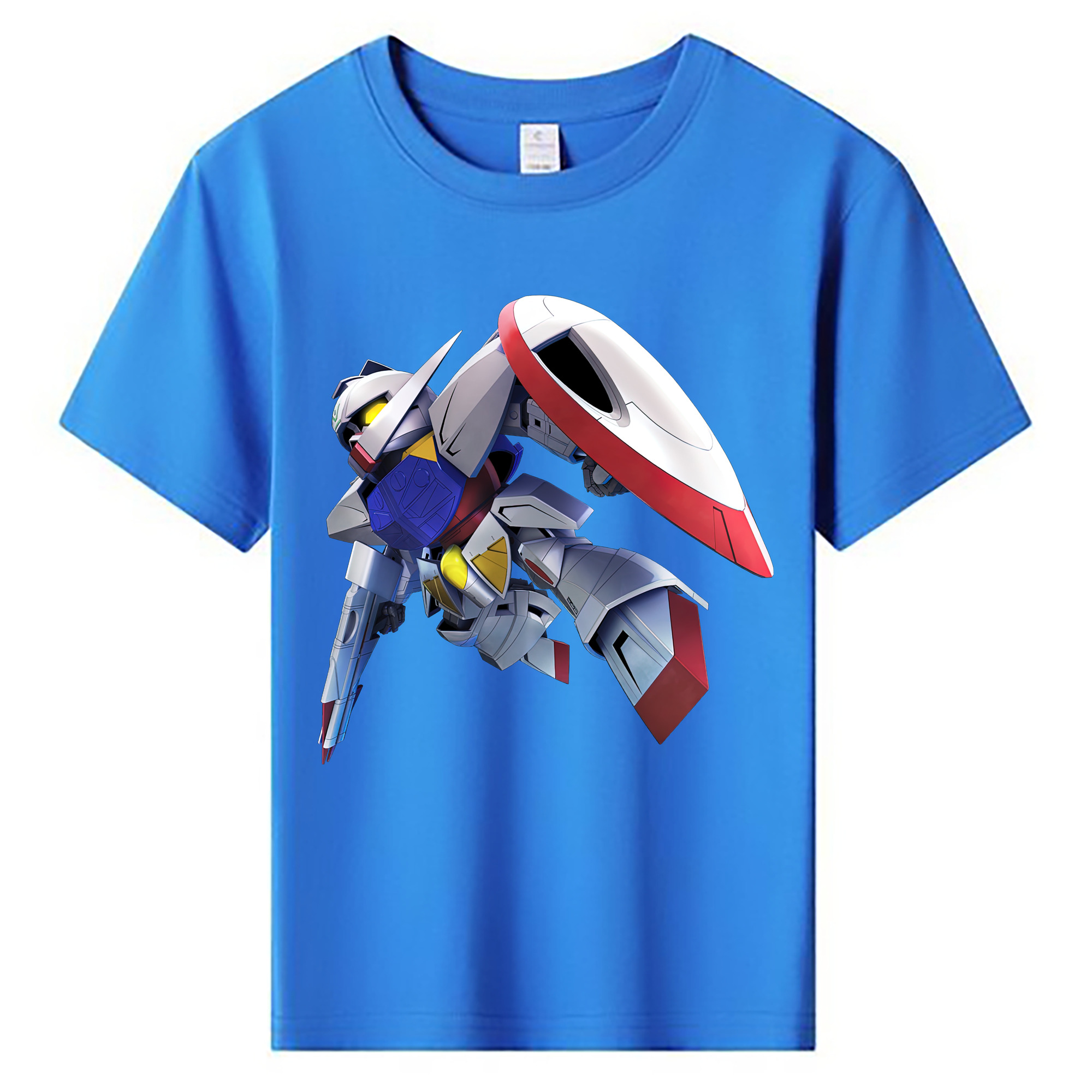 （画像用） 機動戦士ガンダム Mobile Suit Gundam 綿100％キッズTシャツ（フロントプリント）